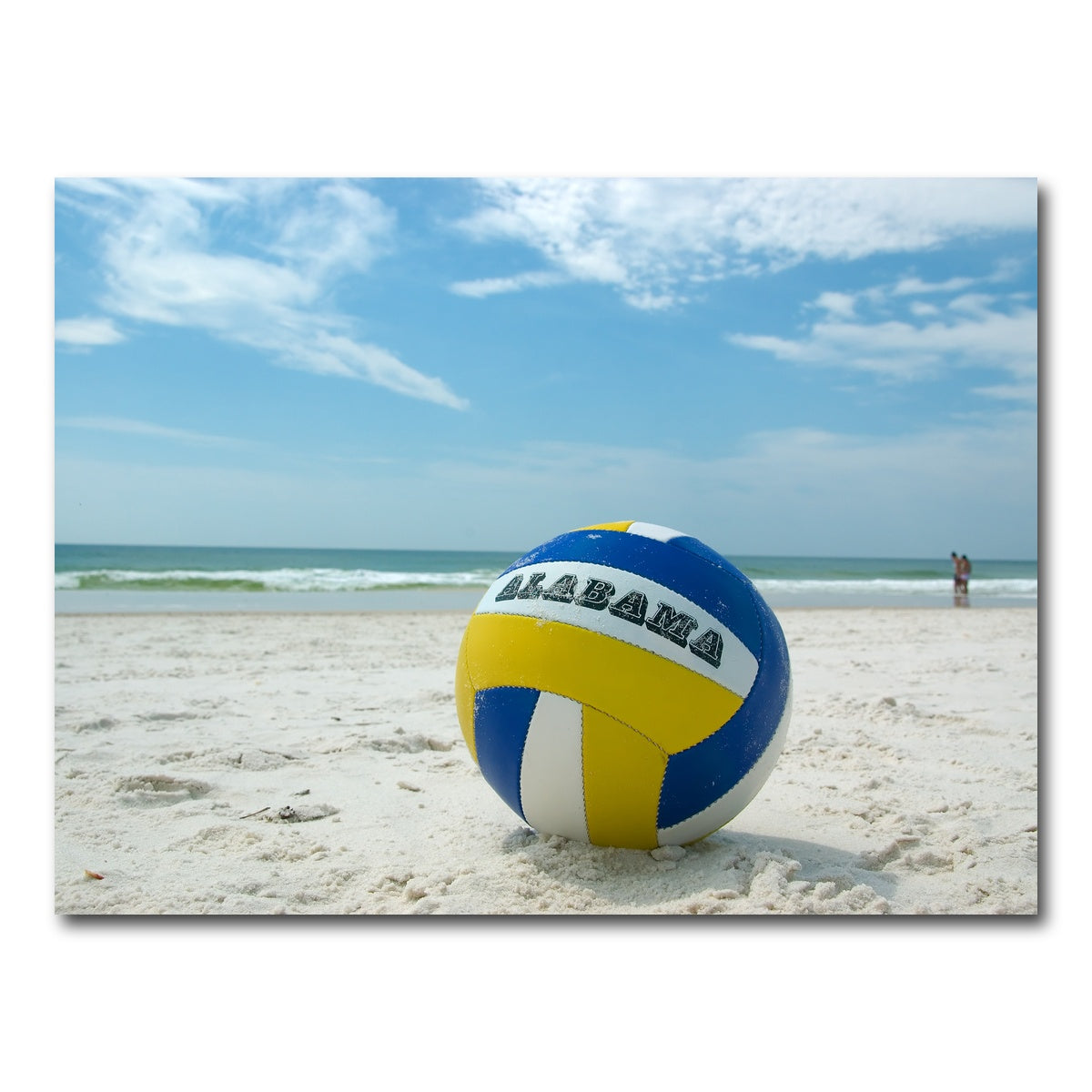 AUTO-MOCKUP WHITE | Volleyball on the beach at Gulf State Park | 1 Piece | Gallery Wrap Canvas | group=4x3