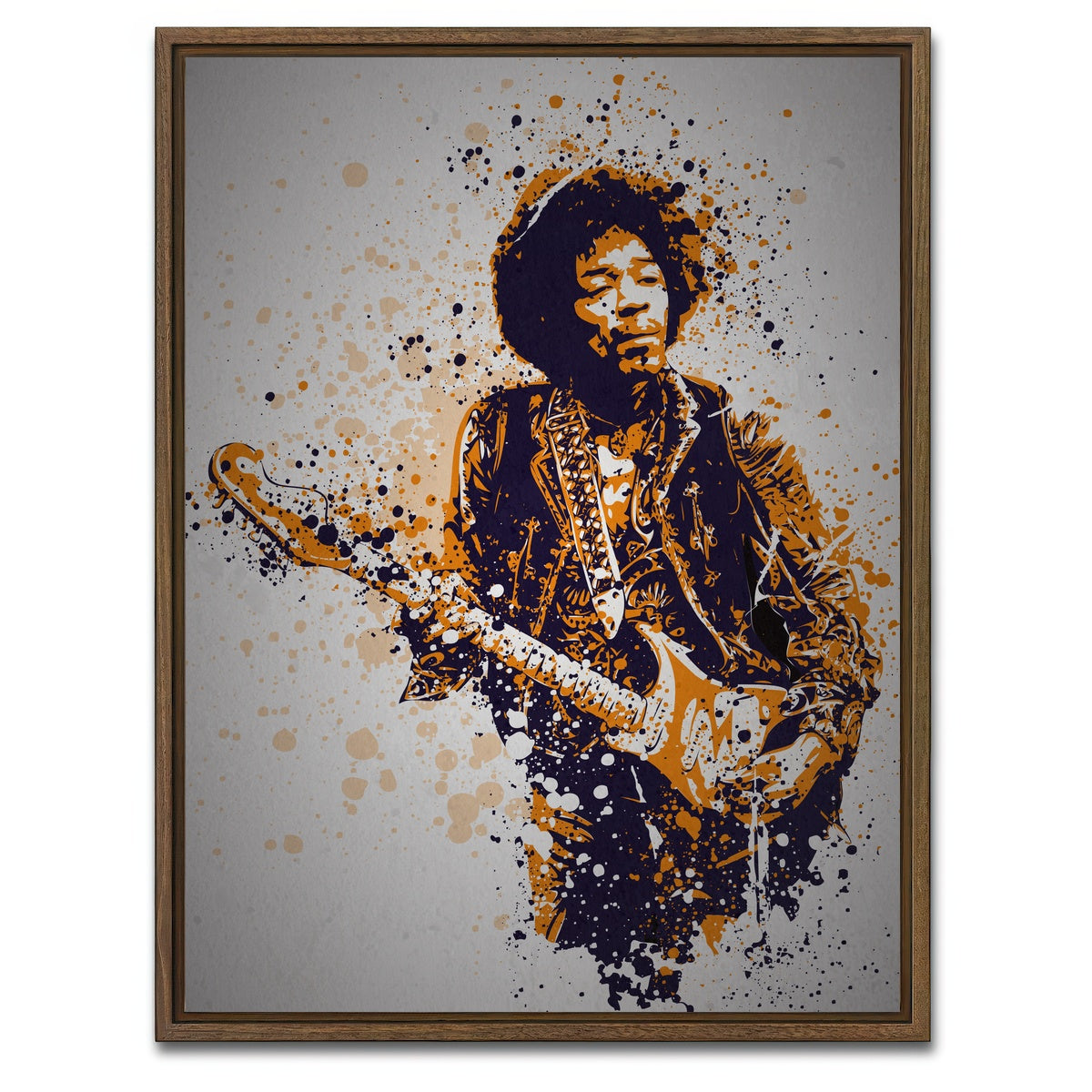 AUTO-MOCKUP WHITE | Voodoo Child | 1 Piece | Walnut Framed Canvas | group=3x4