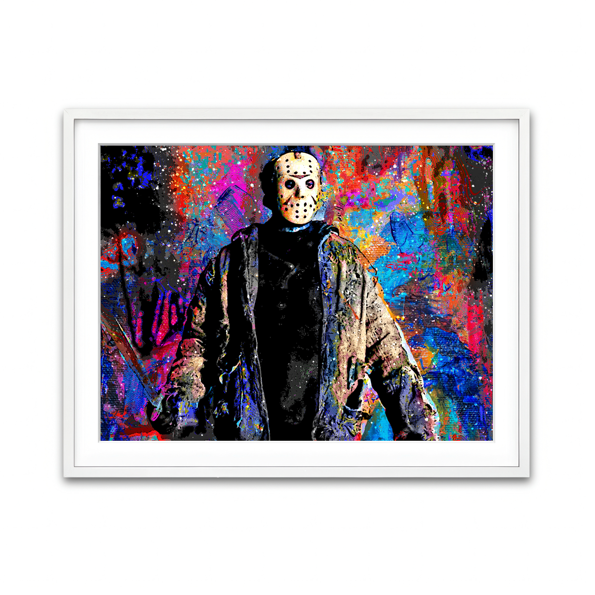 Framed Print 4x3 White