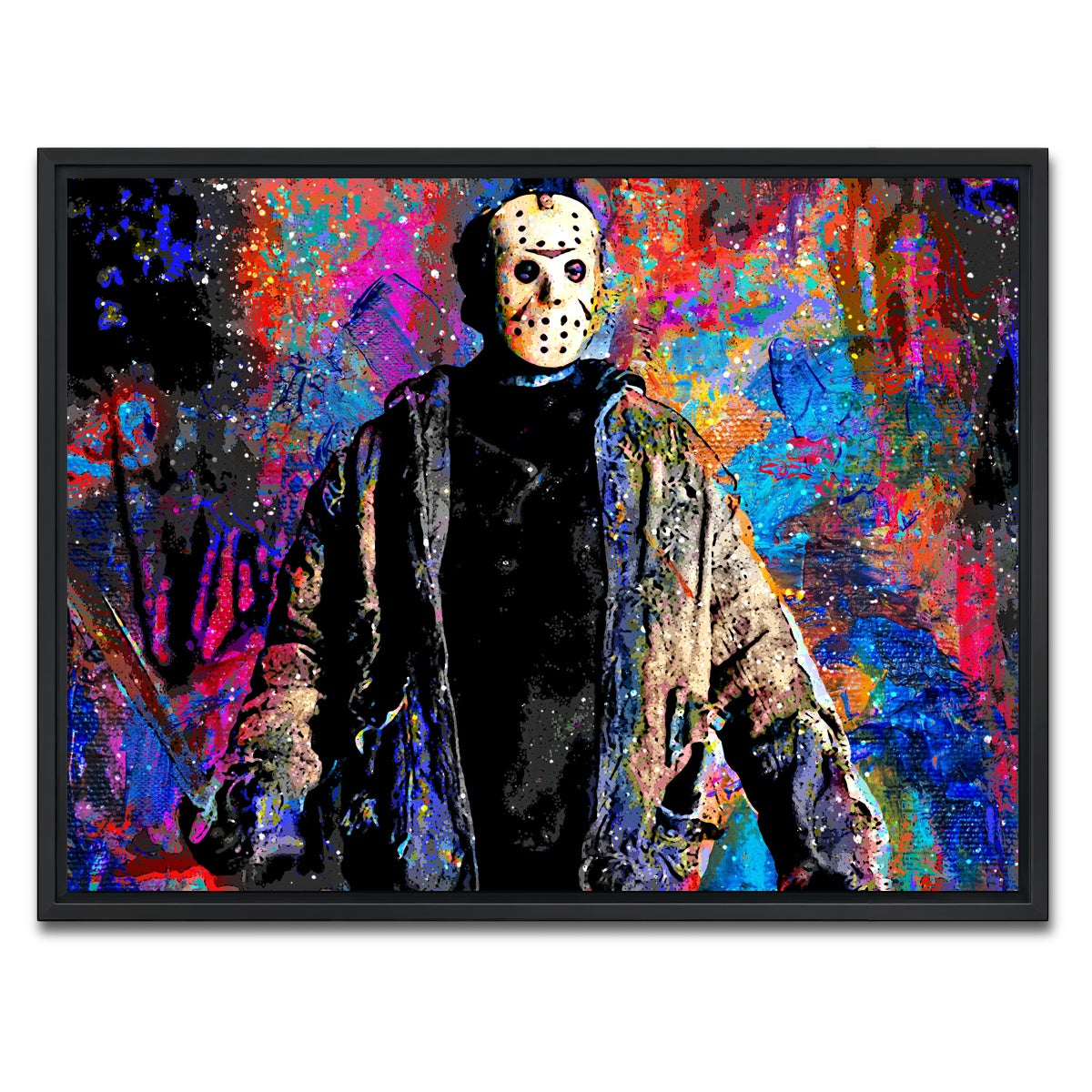 AUTO-MOCKUP WHITE | Voorhees | 1 Piece | Black Framed Canvas | group=4x3