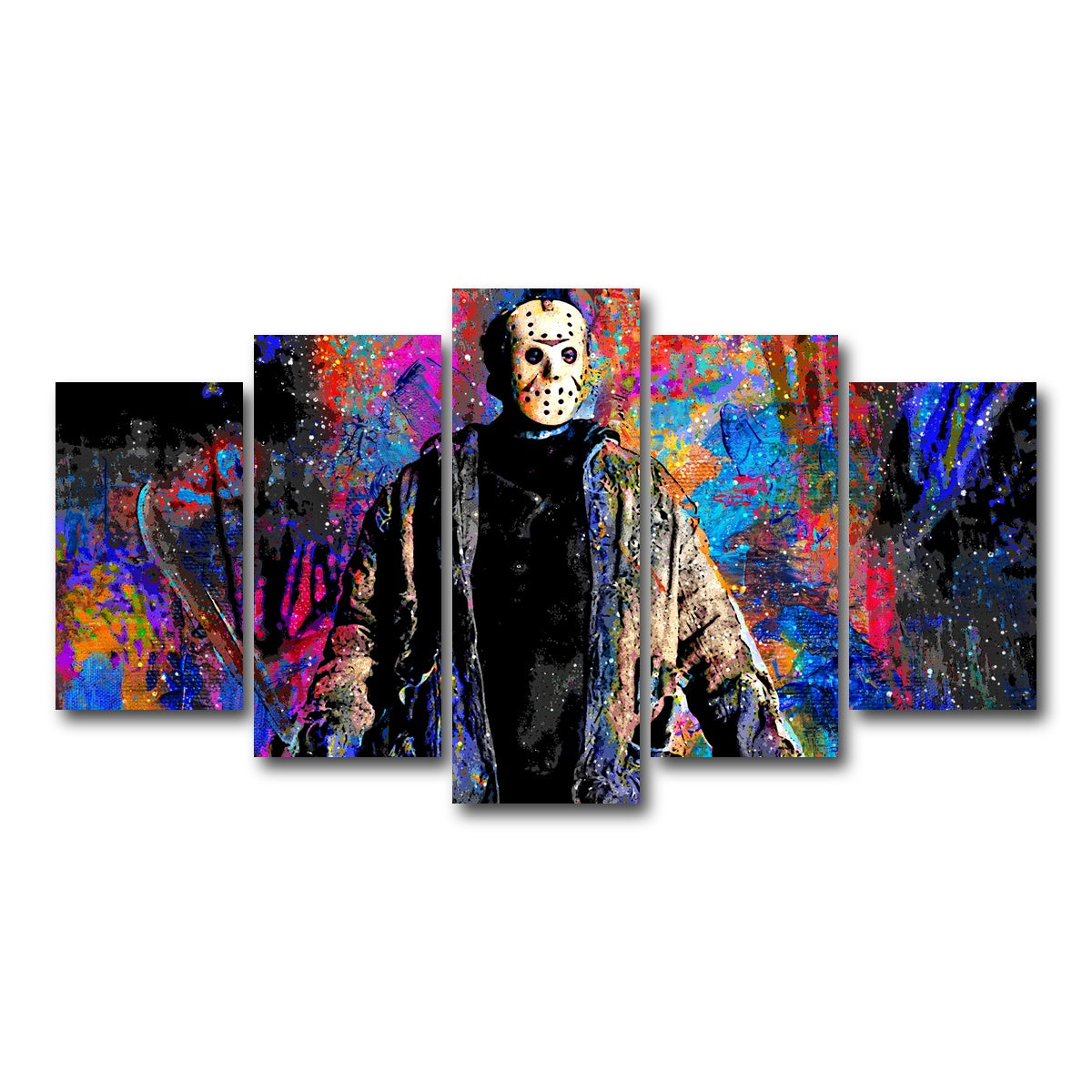 AUTO-MOCKUP WHITE | Voorhees | 5 Piece | Gallery Wrap Canvas | group=5_normal