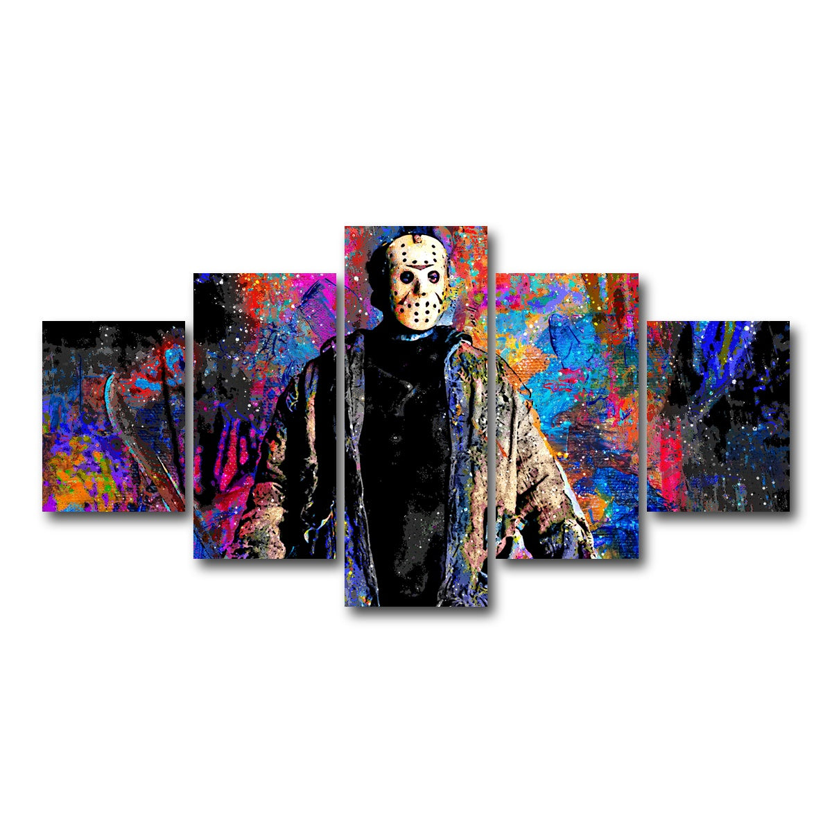 AUTO-MOCKUP WHITE | Voorhees | 5 Piece | Gallery Wrap Canvas | group=5_short