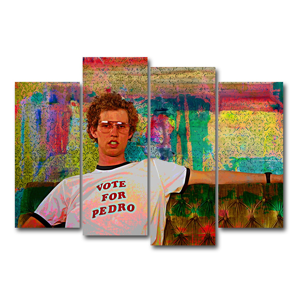 AUTO-MOCKUP WHITE | Vote for Pedro | 4 Piece | Gallery Wrap Canvas | group=4_normal