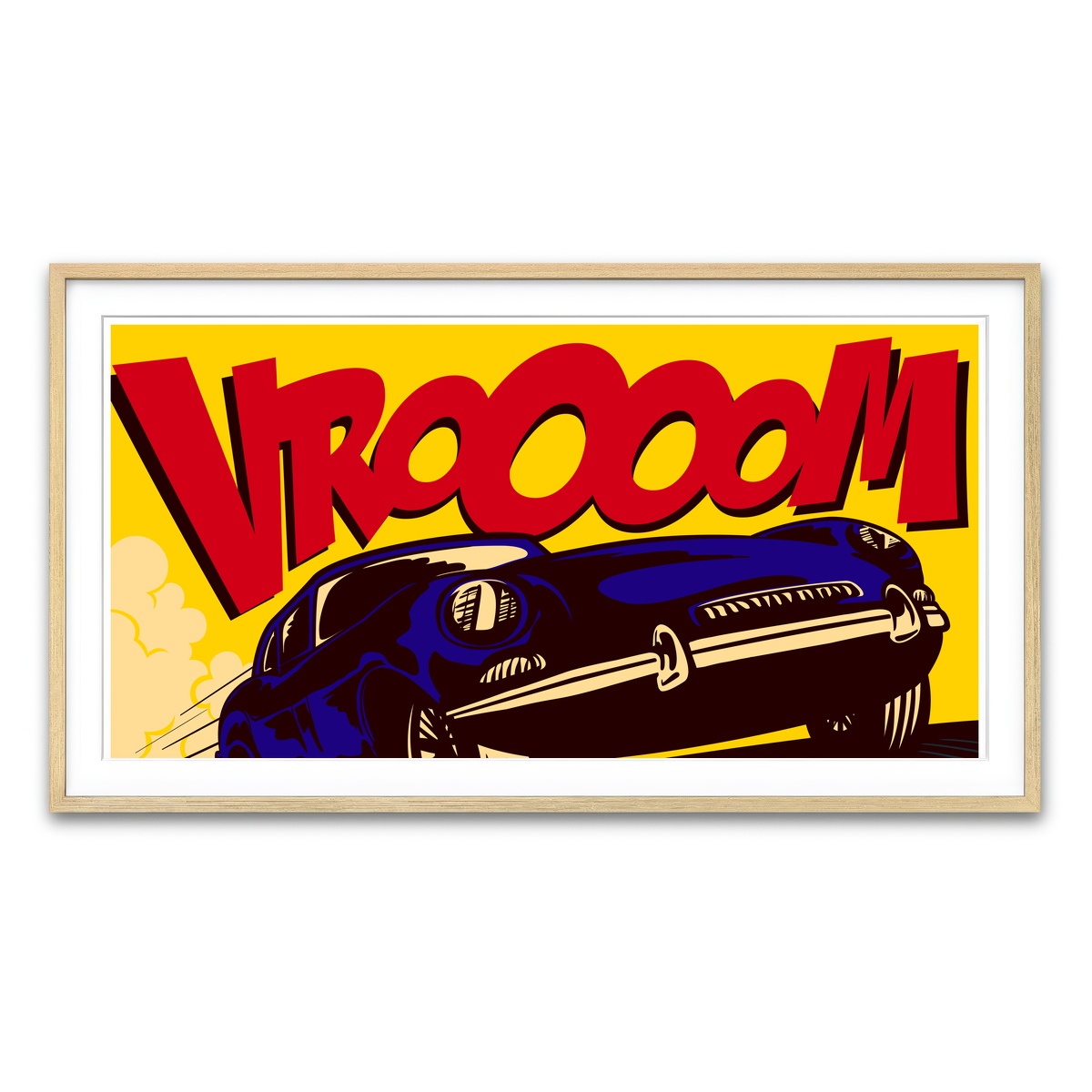 Framed Print 2x1 Natural