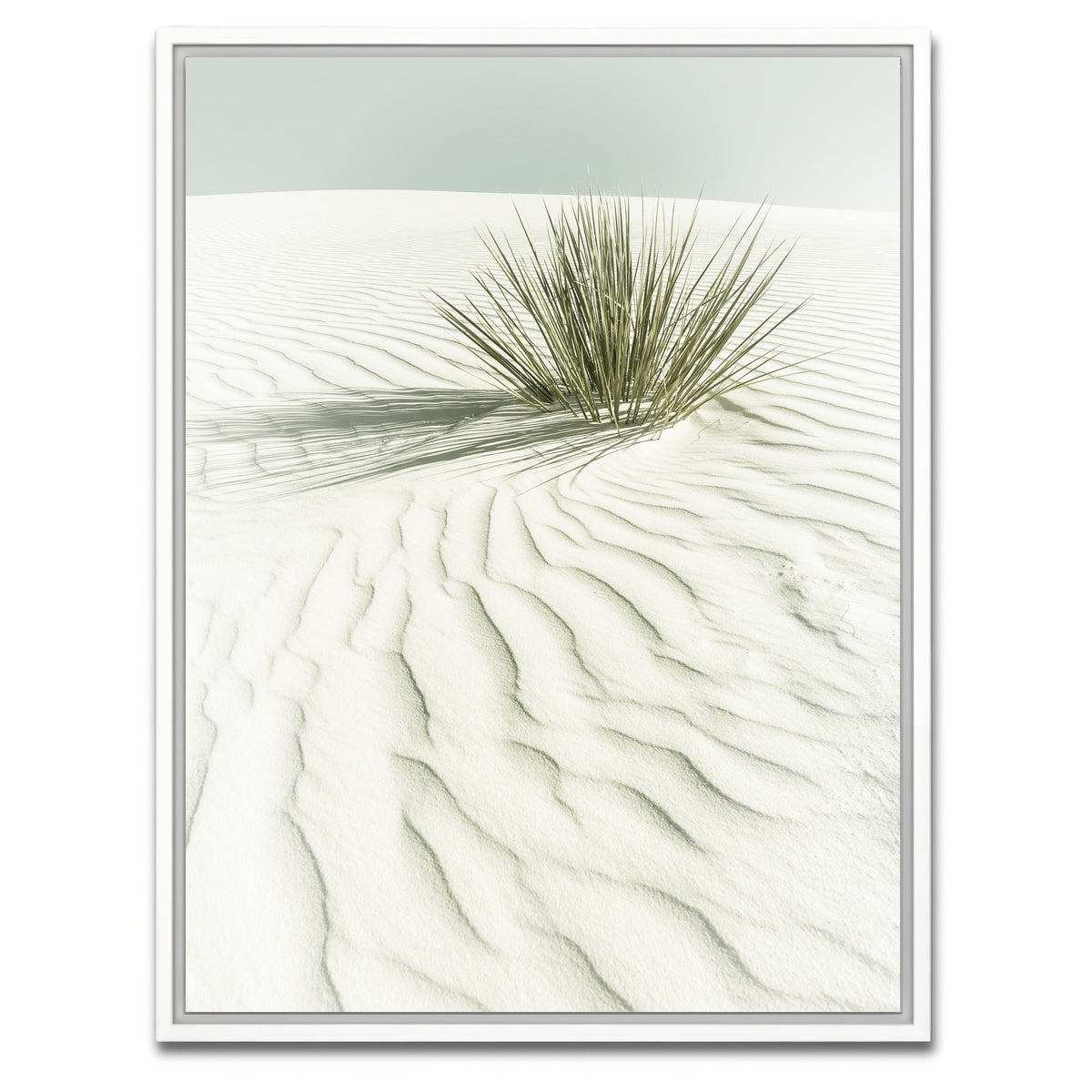 AUTO-MOCKUP WHITE | WHITE SANDS Idyllic scenery | 1 Piece | White Framed Canvas | group=3x4