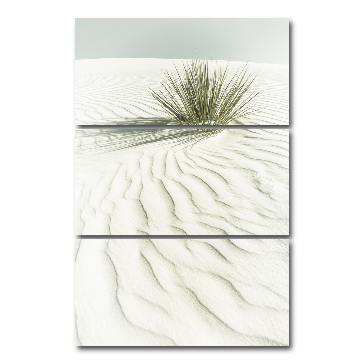 AUTO-MOCKUP WHITE | WHITE SANDS Idyllic scenery | 3 Piece | Gallery Wrap Canvas | group=12x24_stacked