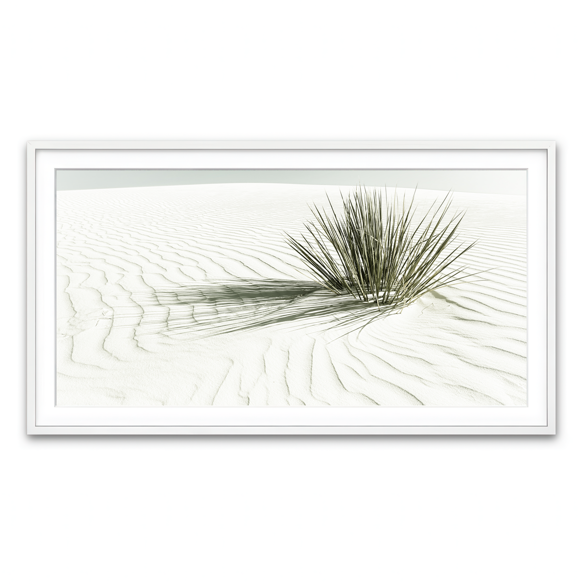 Framed Print 2x1 White