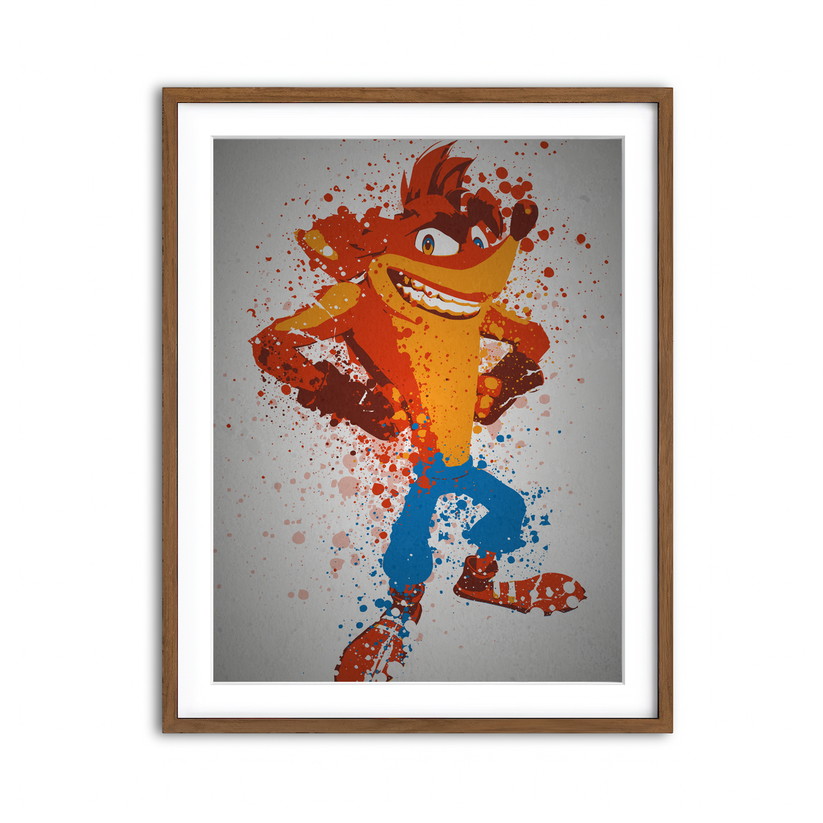 Framed Print 3x4 Walnut