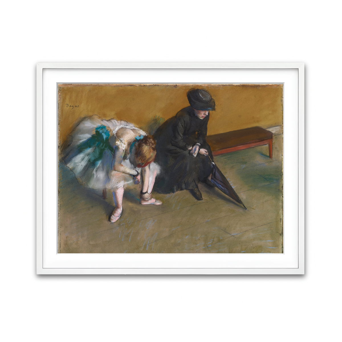 Framed Print 4x3 White