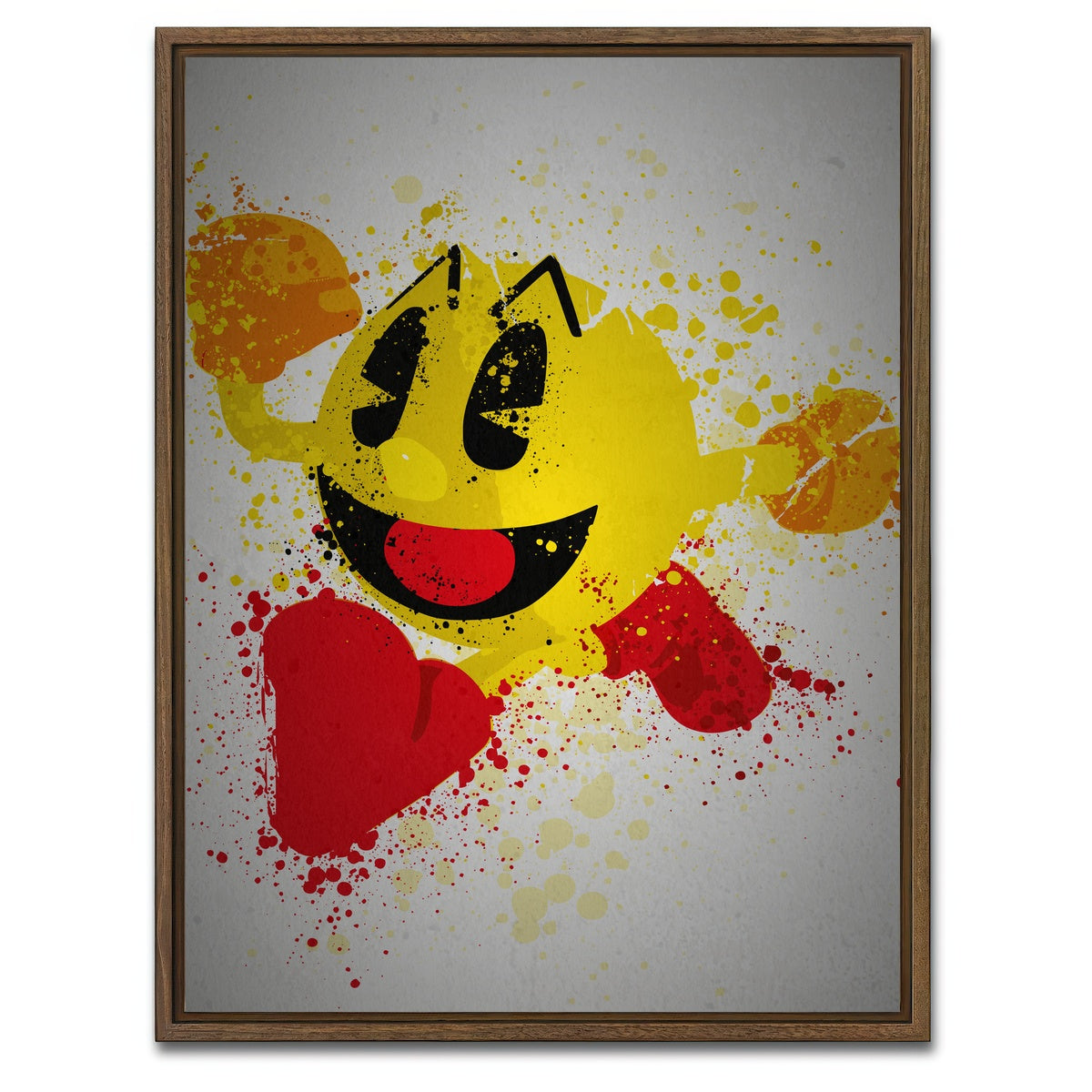 AUTO-MOCKUP WHITE | Waka Waka | 1 Piece | Walnut Framed Canvas | group=3x4