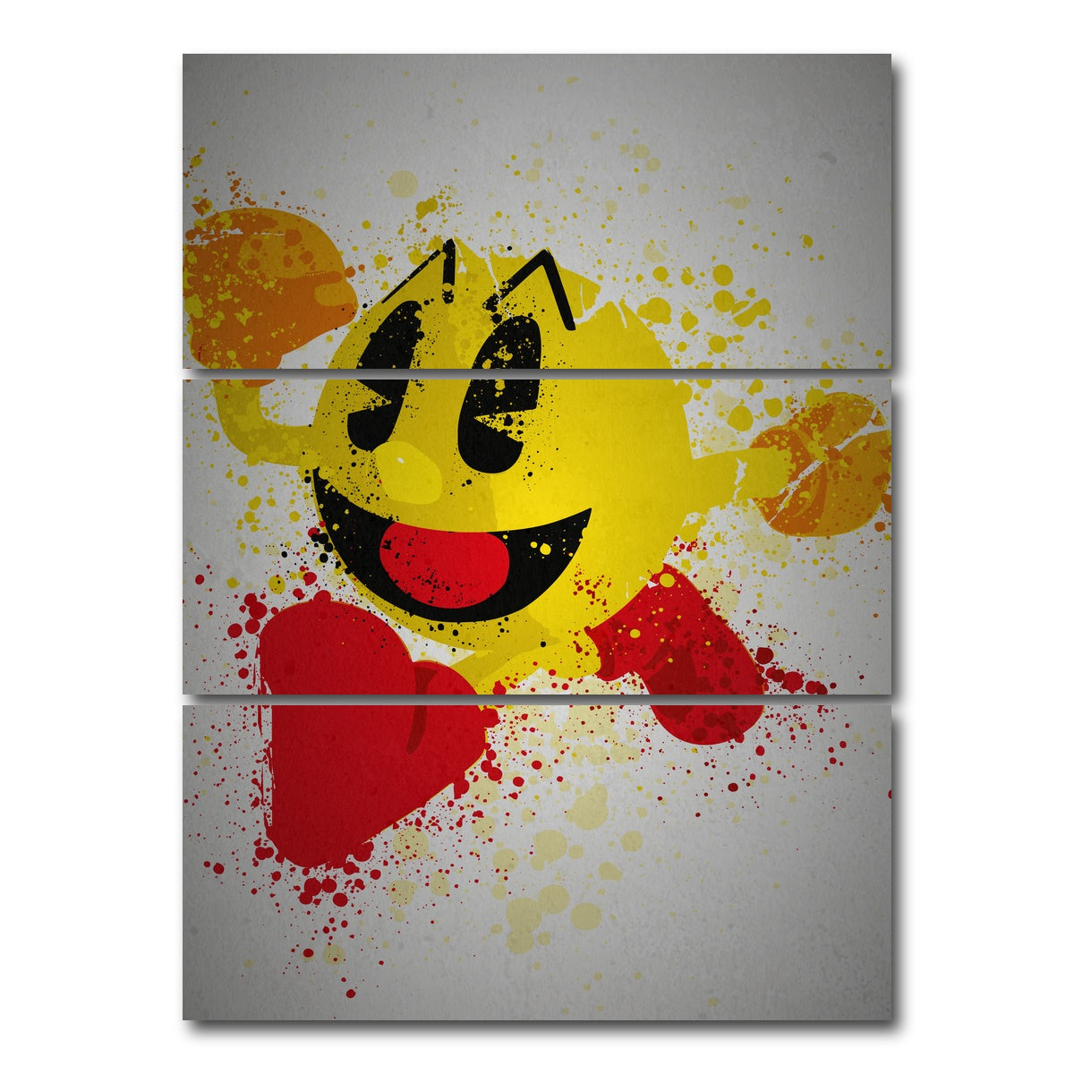 AUTO-MOCKUP WHITE | Waka Waka | 3 Piece | Gallery Wrap Canvas | group=8x18_stacked