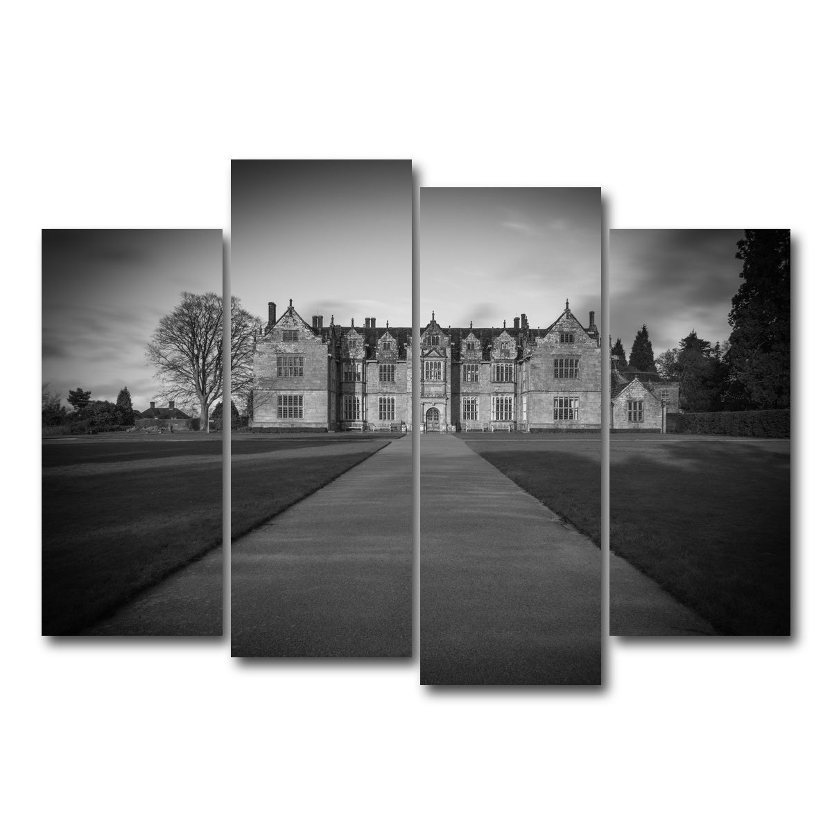 AUTO-MOCKUP WHITE | Wakehurst Place | 4 Piece | Gallery Wrap Canvas | group=4_normal