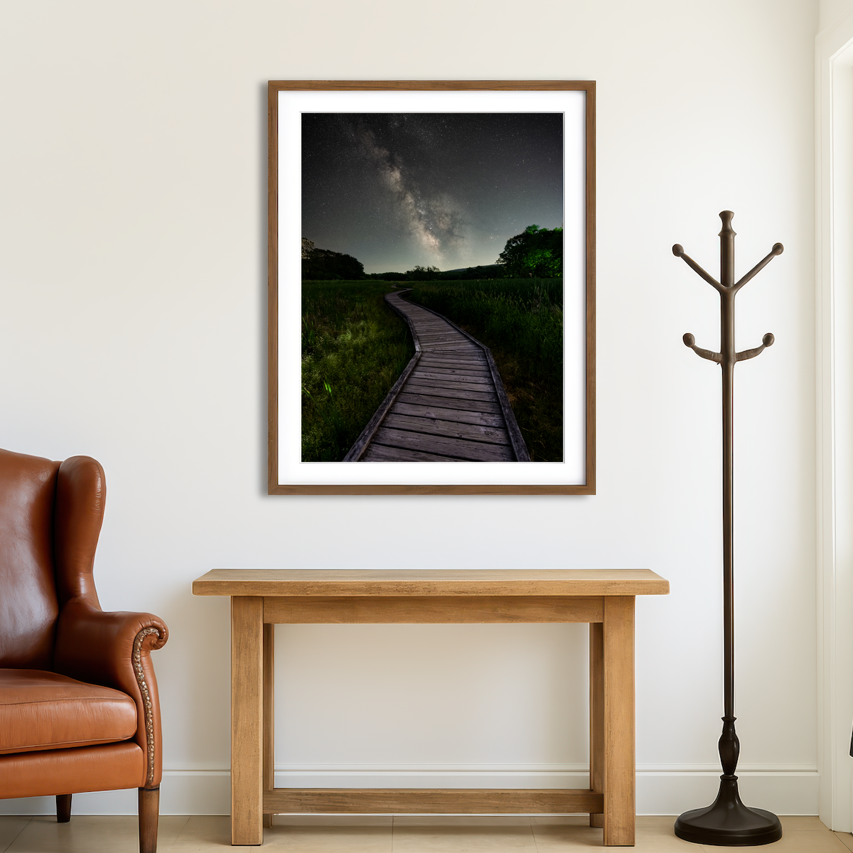 AUTO-MOCKUP ROOM | Walk Amongst the Stars Wall Art