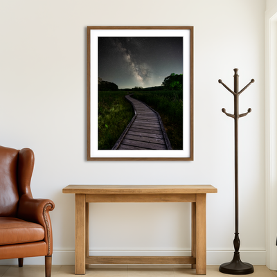 AUTO-MOCKUP ROOM | Walk Amongst the Stars Wall Art