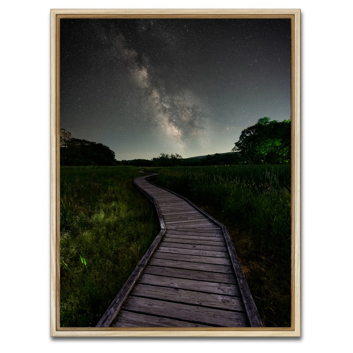 AUTO-MOCKUP WHITE | Walk Amongst the Stars | 1 Piece | Natural Framed Canvas | group=3x4