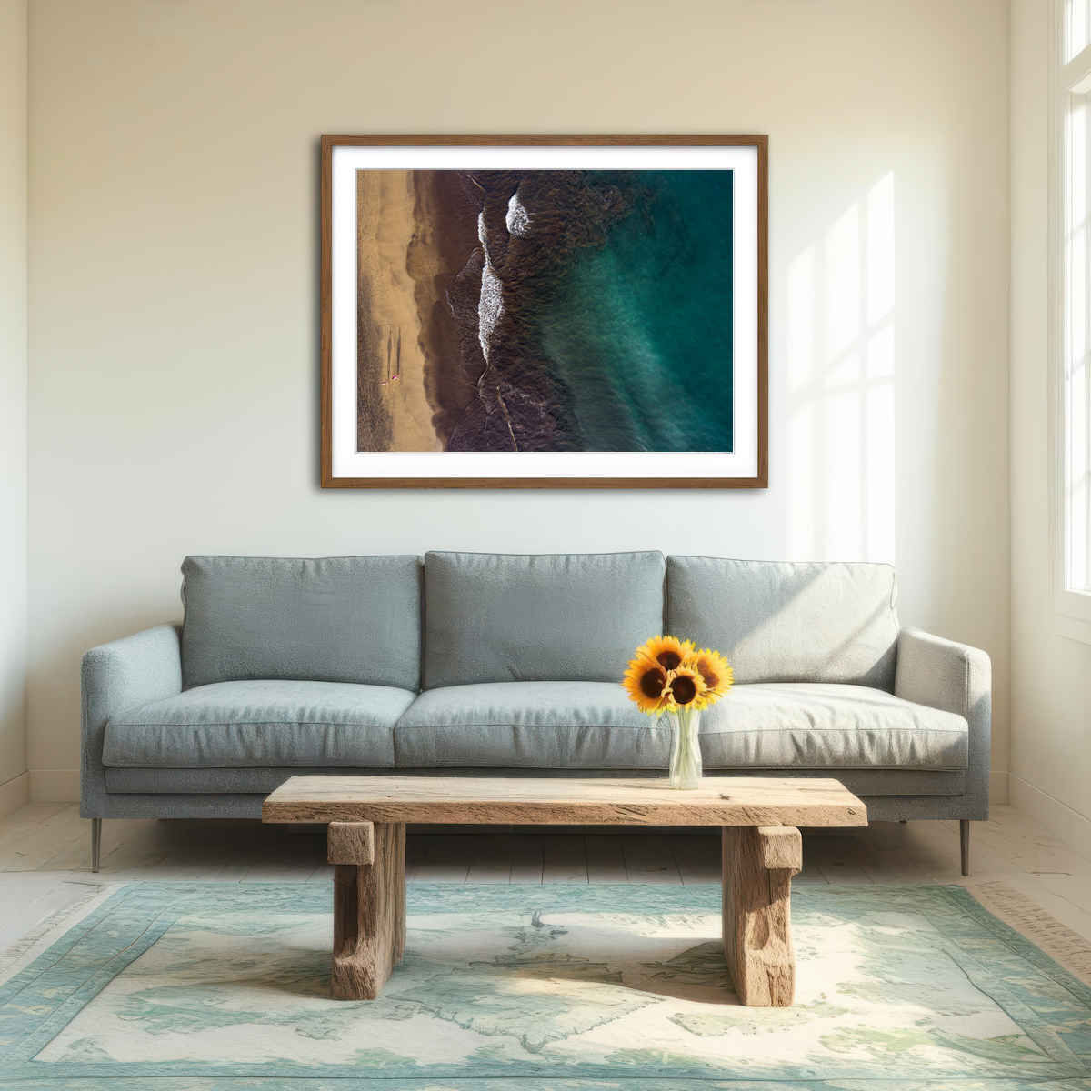 AUTO-MOCKUP ROOM | Walk With A View Wall Art