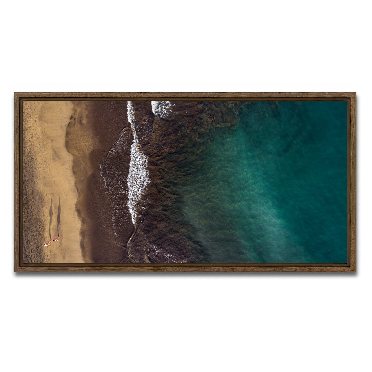 AUTO-MOCKUP WHITE | Walk With A View | 1 Piece | Walnut Framed Canvas | group=2x1
