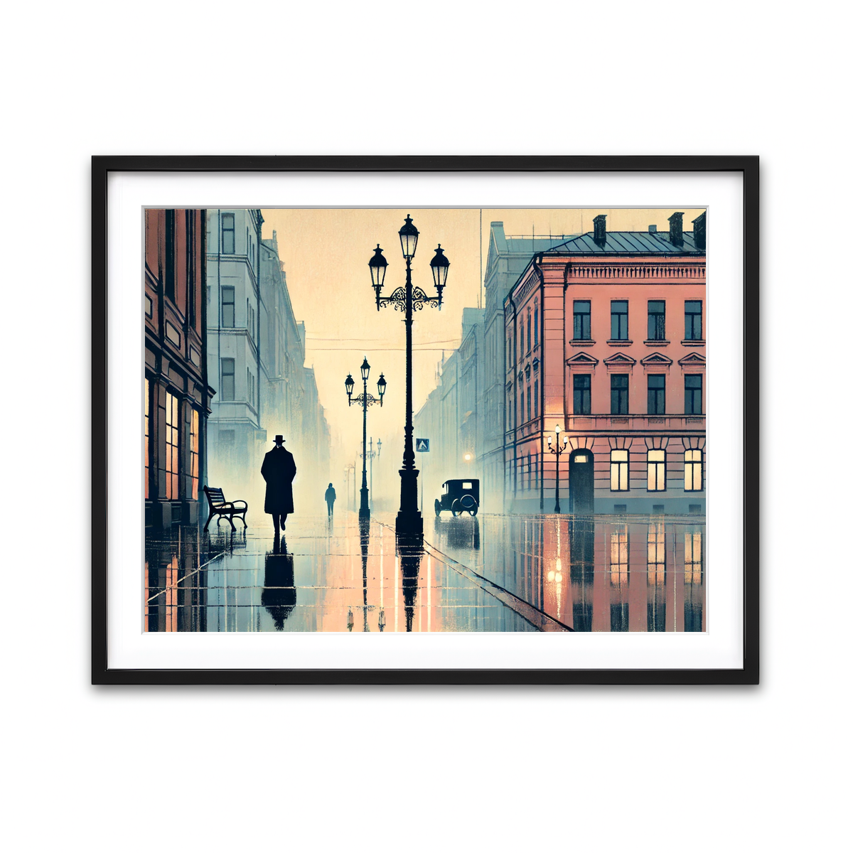 Framed Print 4x3 Black