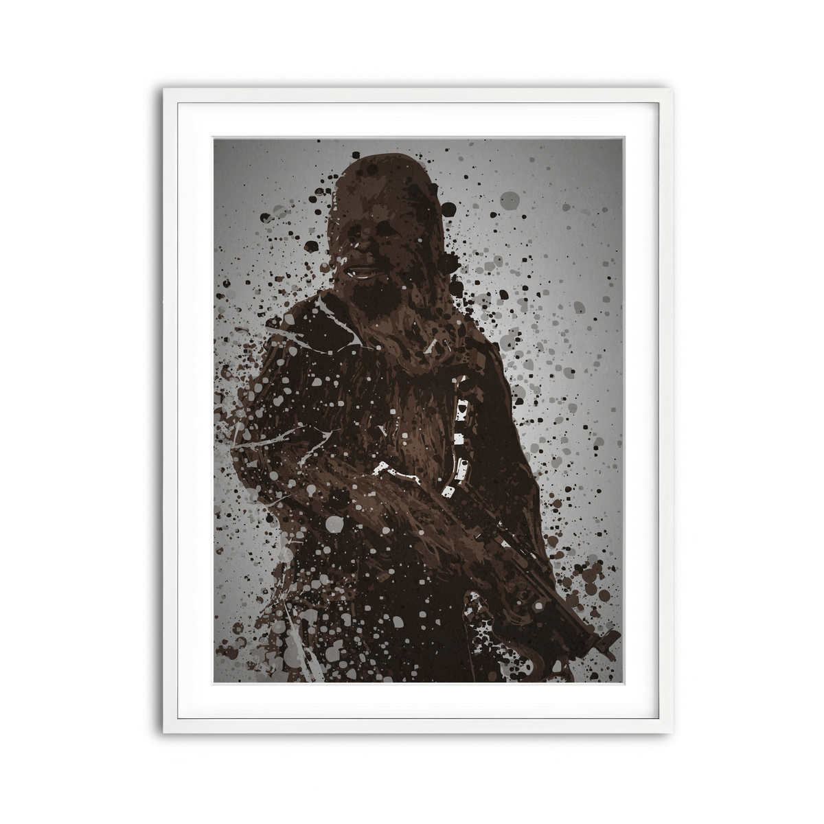 Framed Print 3x4 White