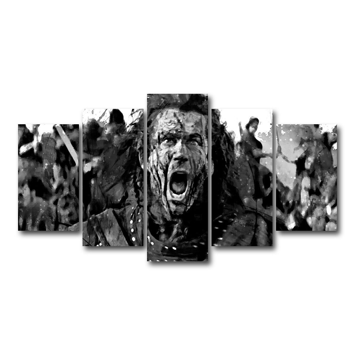 AUTO-MOCKUP WHITE | Wallace Grayscale | 5 Piece | Gallery Wrap Canvas | group=5_normal