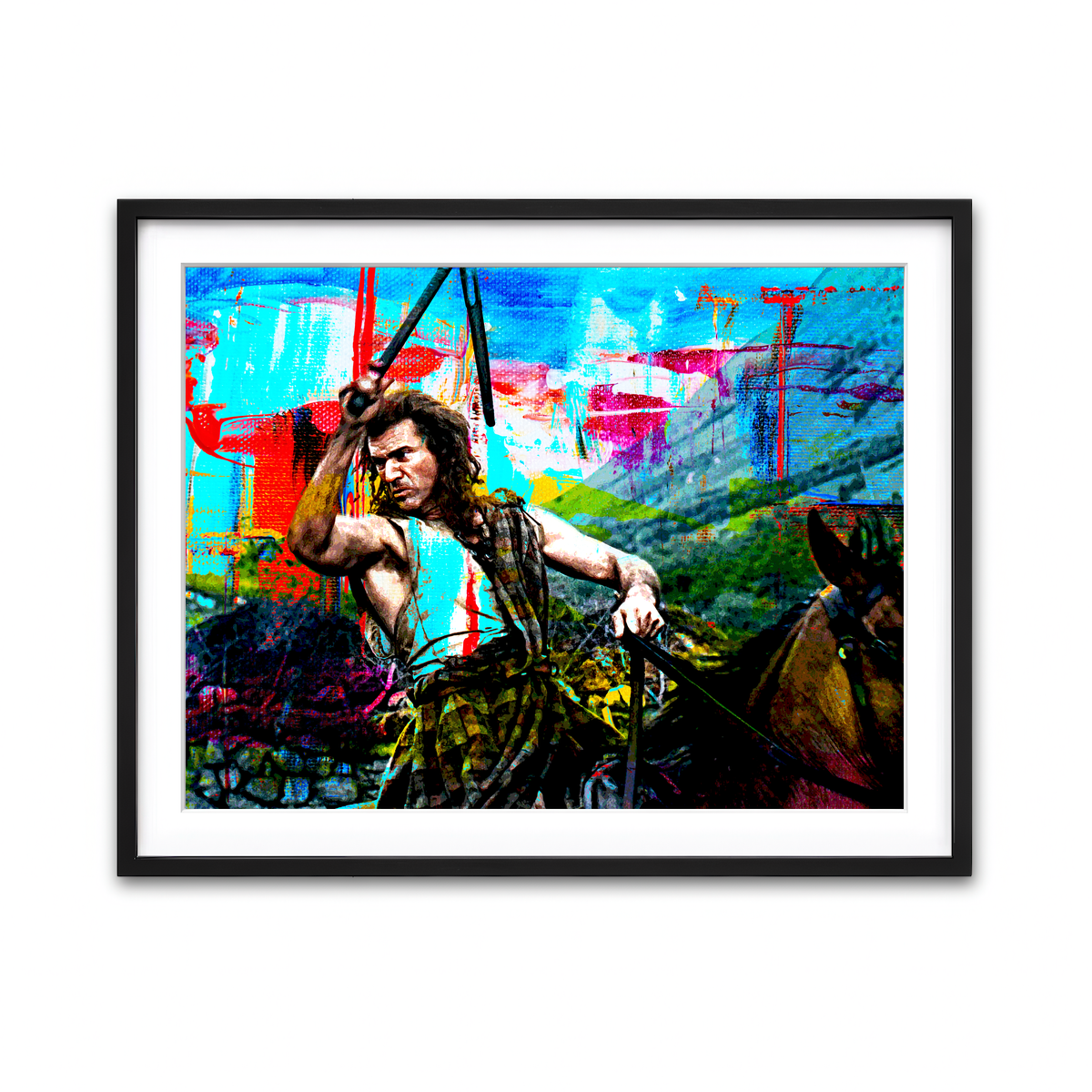 Framed Print 4x3 Black