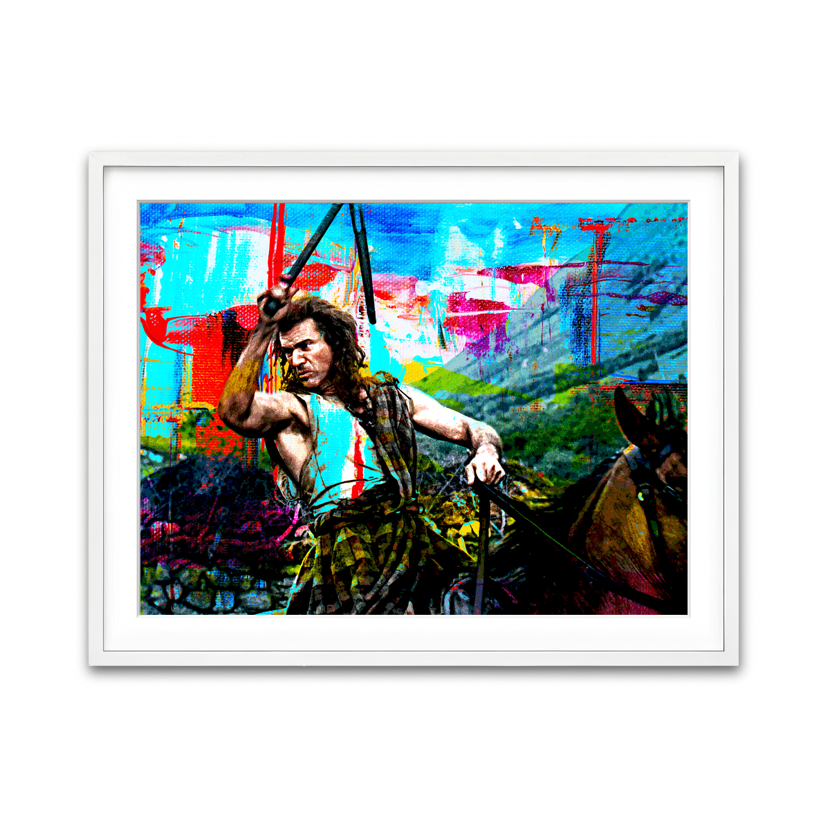Framed Print 4x3 White