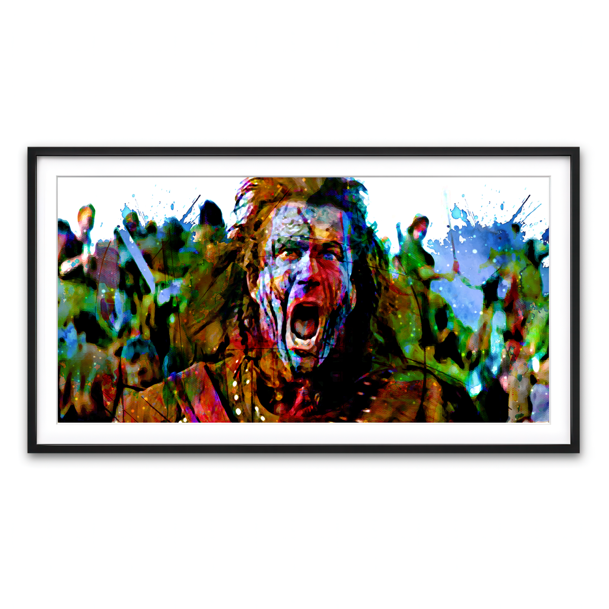 Framed Print 2x1 Black