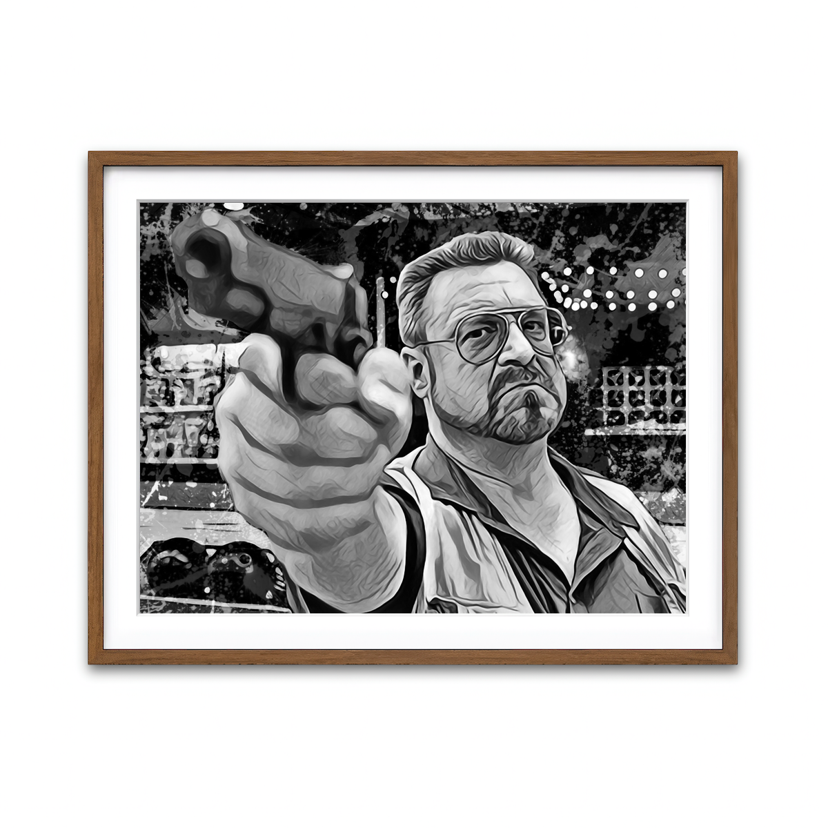 Framed Print 4x3 Walnut