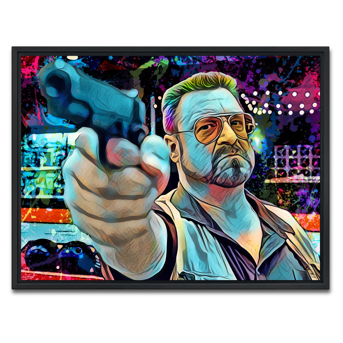 AUTO-MOCKUP WHITE | Walter Sobchak | 1 Piece | Black Frame | group=4x3