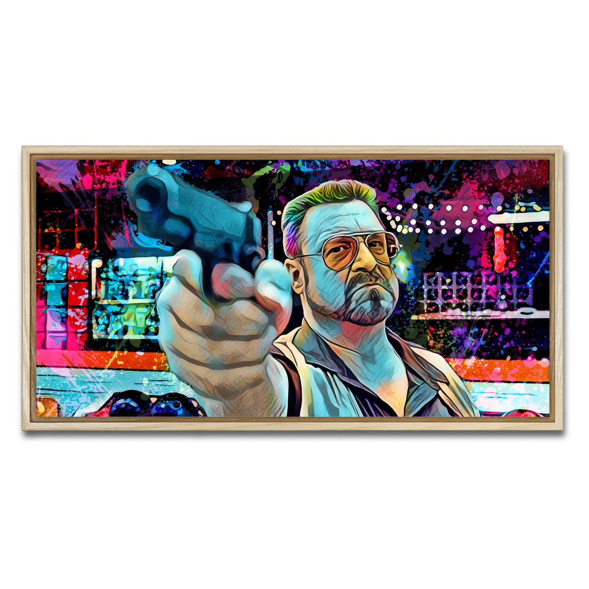AUTO-MOCKUP WHITE | Walter Sobchak | 1 Piece | Natural Frame | group=2x1
