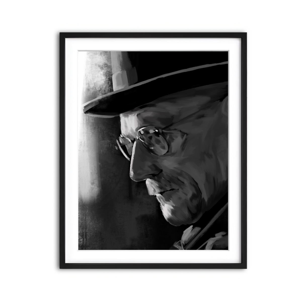 Framed Print 3x4 Black