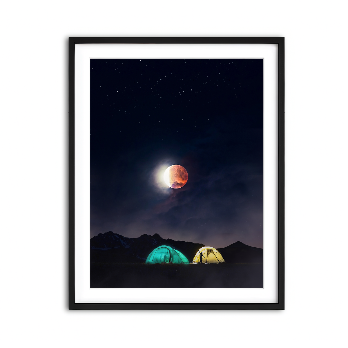 Framed Print 3x4 Black