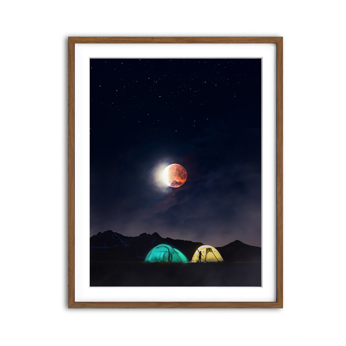 Framed Print 3x4 Walnut