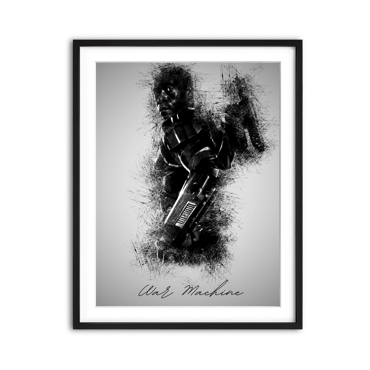 Framed Print 3x4 Black