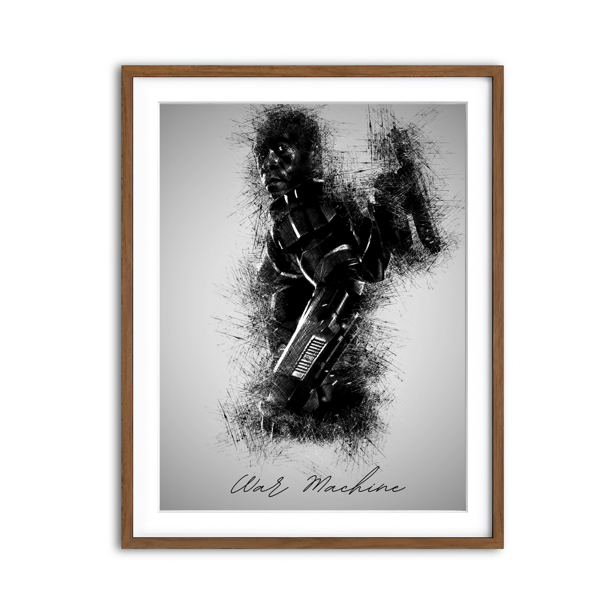 Framed Print 3x4 Walnut