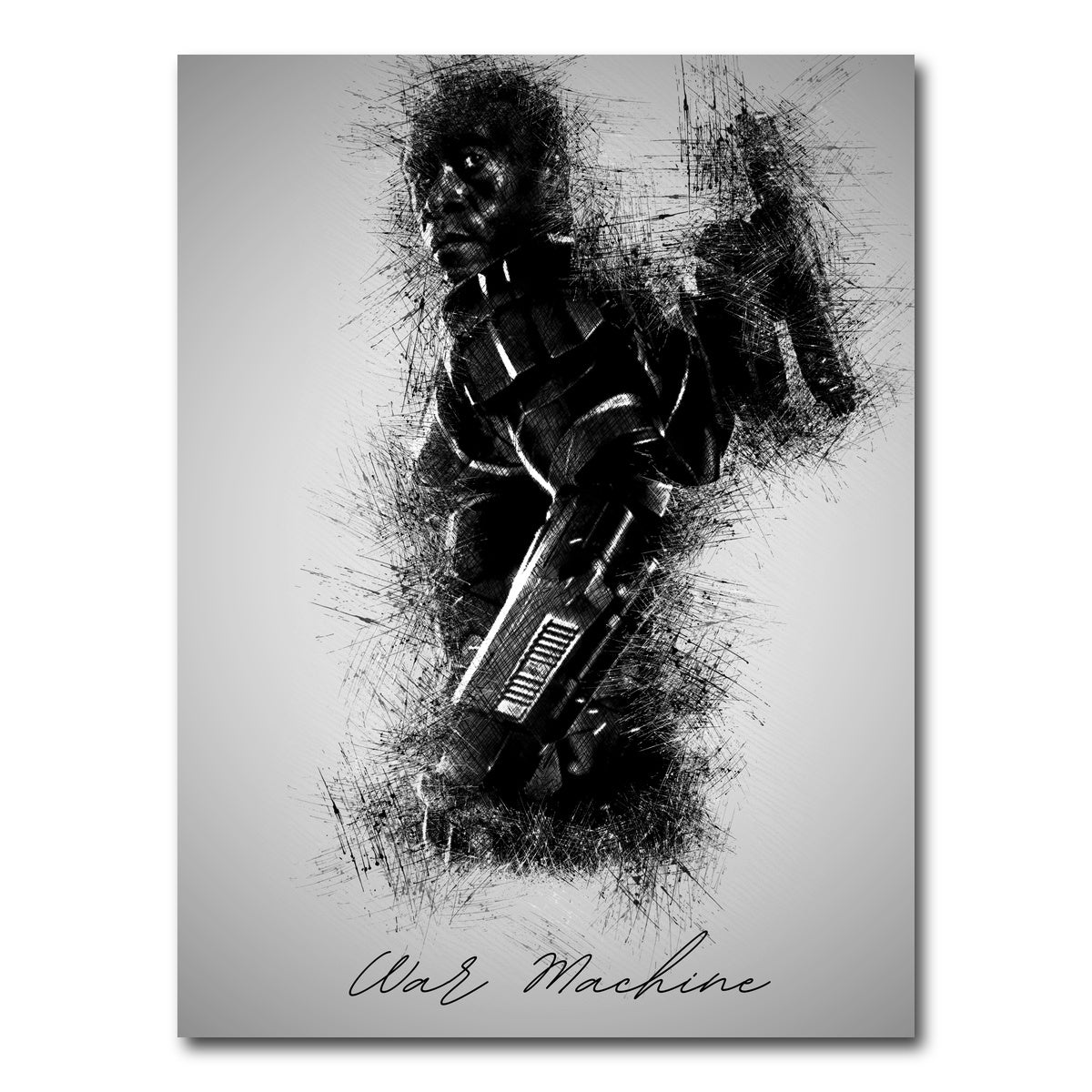 AUTO-MOCKUP WHITE | War Machine | 1 Piece | Gallery Wrap Canvas | group=3x4