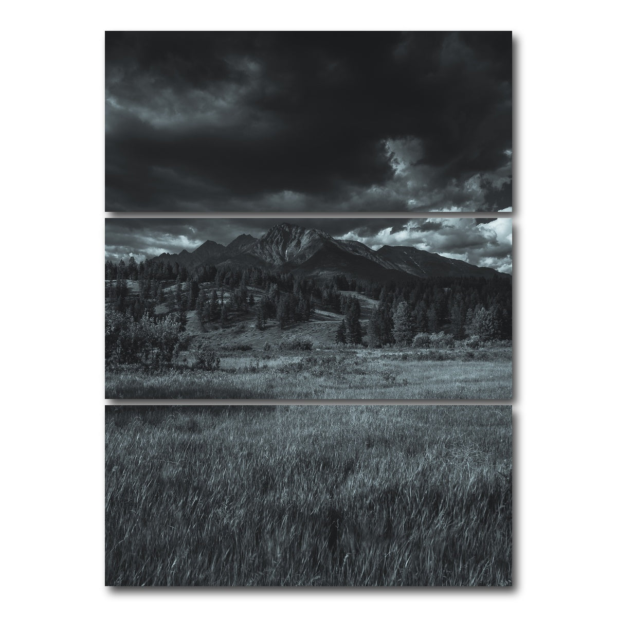 AUTO-MOCKUP WHITE | Wardner Fort Steele Road | 3 Piece | Gallery Wrap Canvas | group=8x18_stacked