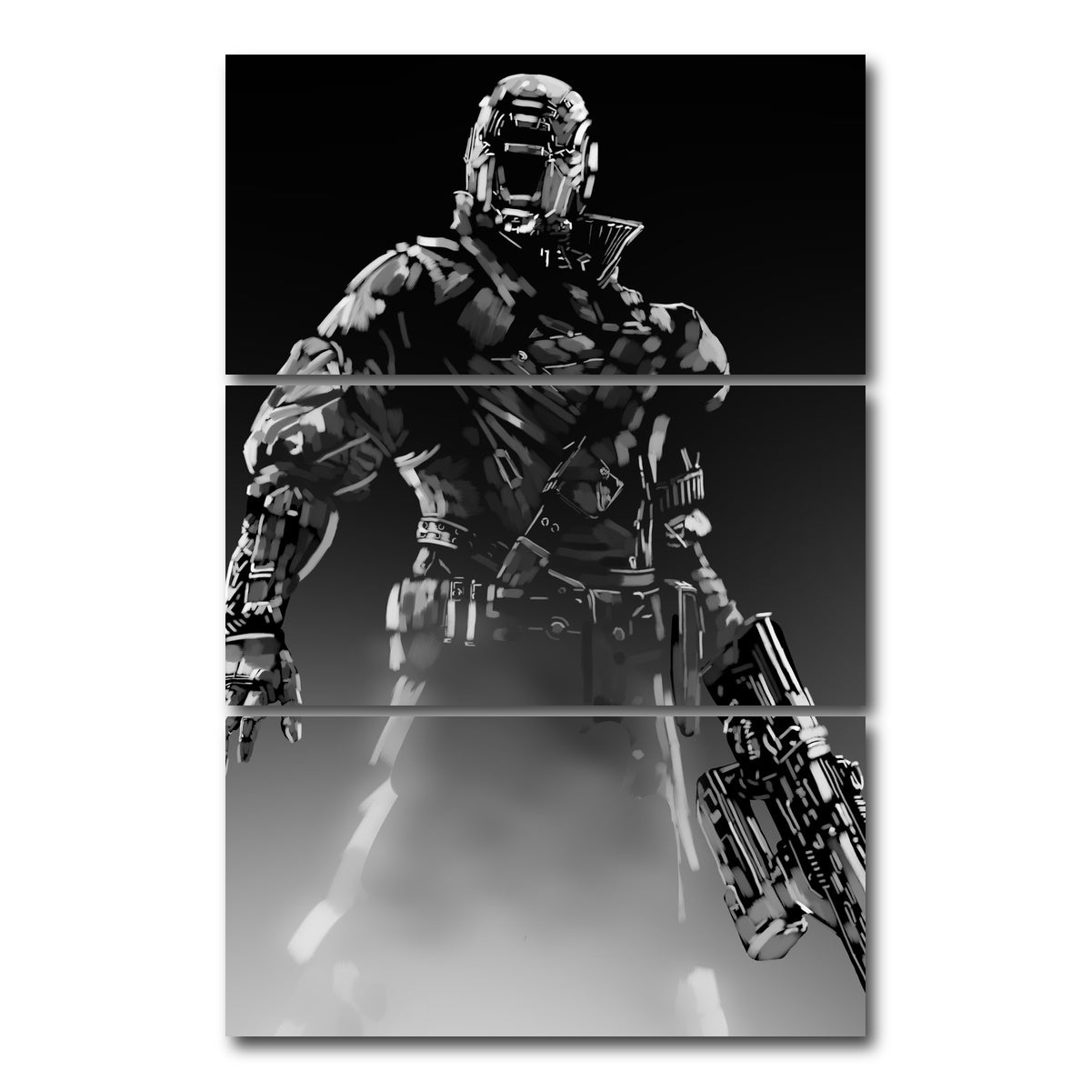 AUTO-MOCKUP WHITE | Warlock | 3 Piece | Gallery Wrap Canvas | group=12x24_stacked