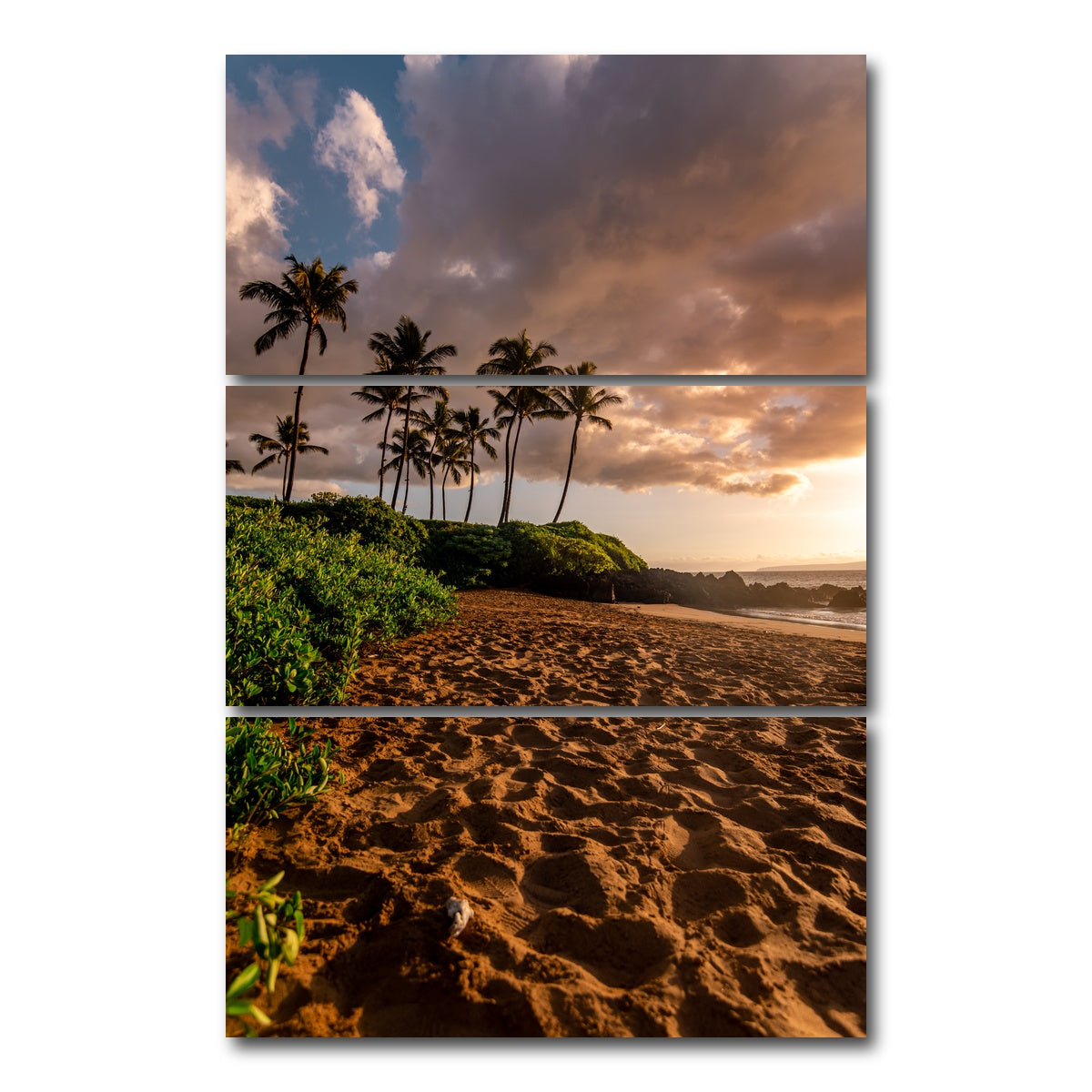 AUTO-MOCKUP WHITE | Warm Beach | 3 Piece | Gallery Wrap Canvas | group=12x24_stacked