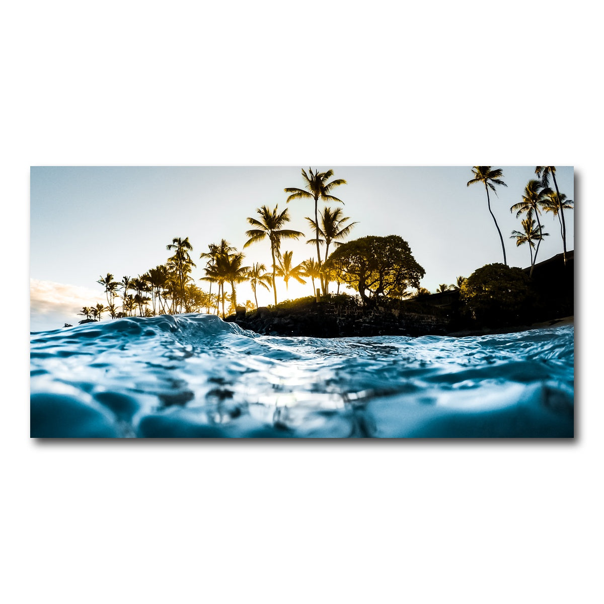 AUTO-MOCKUP WHITE | Warm Waters | 1 Piece | Gallery Wrap Canvas | group=2x1