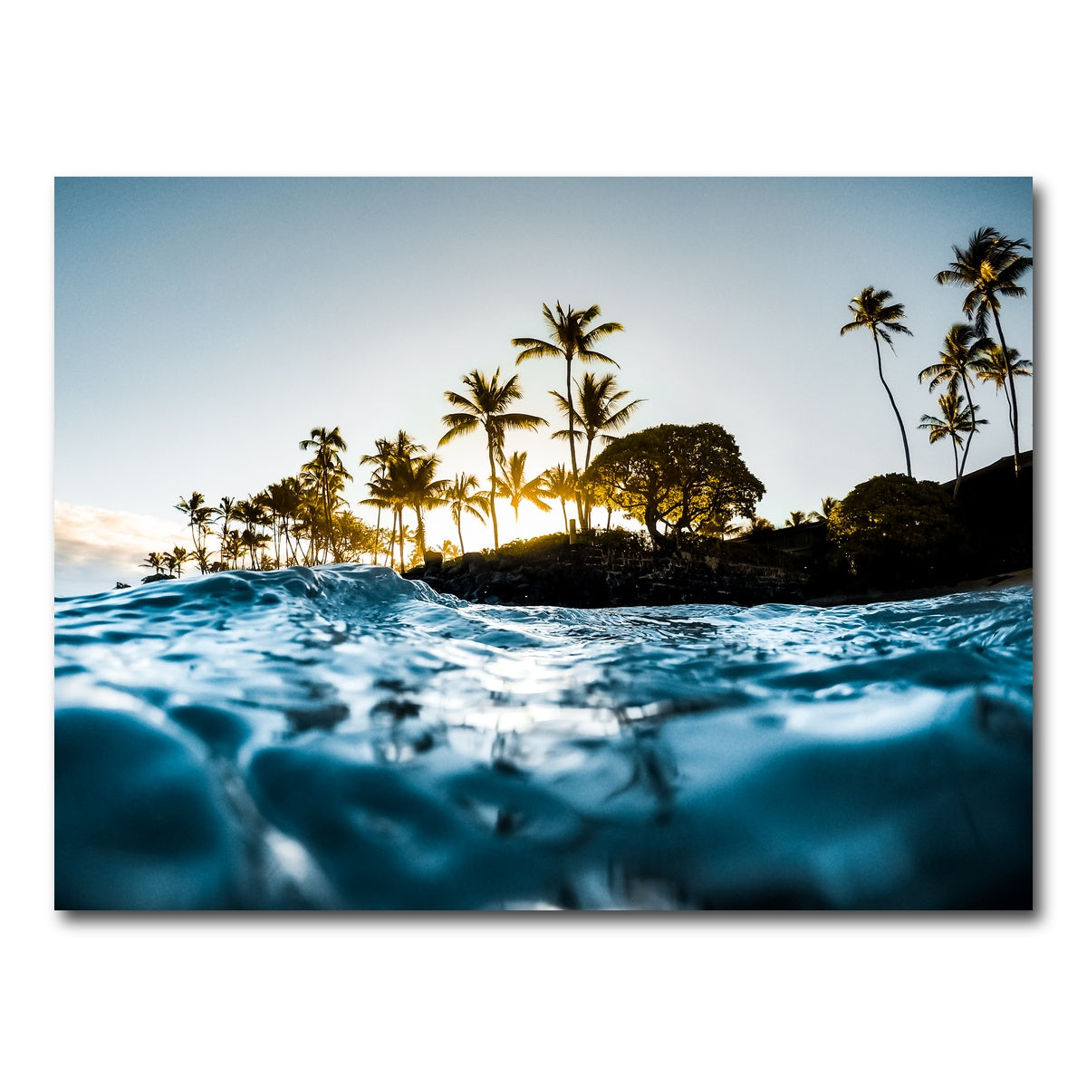 AUTO-MOCKUP WHITE | Warm Waters | 1 Piece | Gallery Wrap Canvas | group=4x3