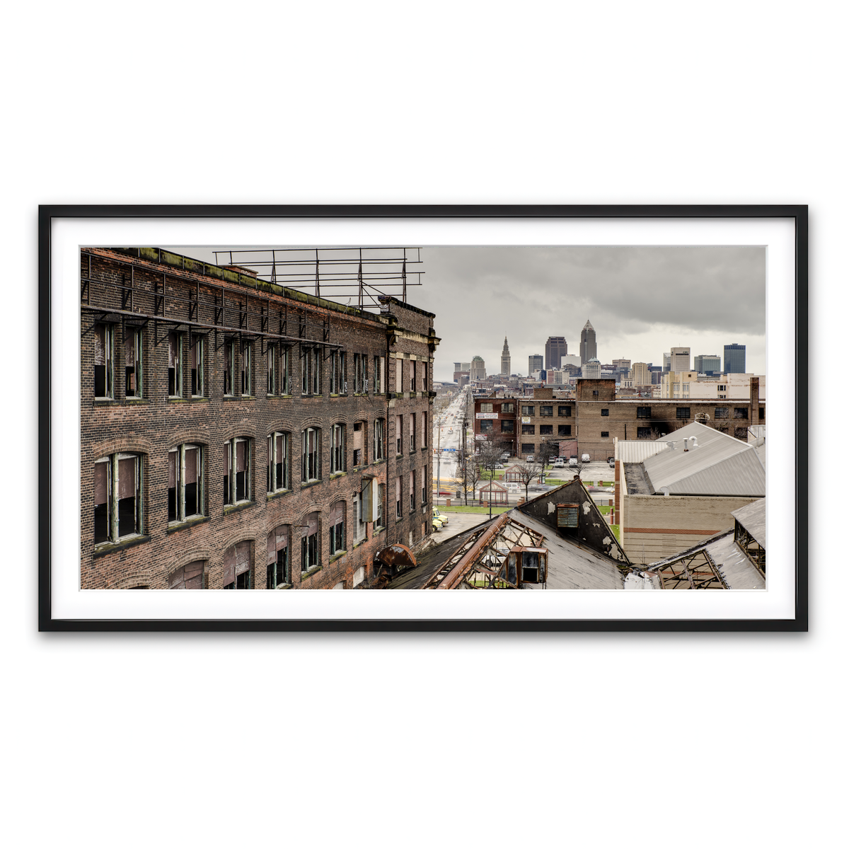 Framed Print 2x1 Black
