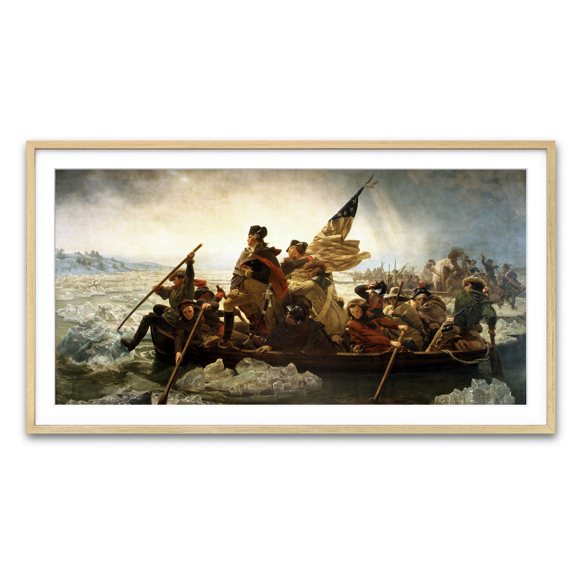 Framed Print 2x1 Natural