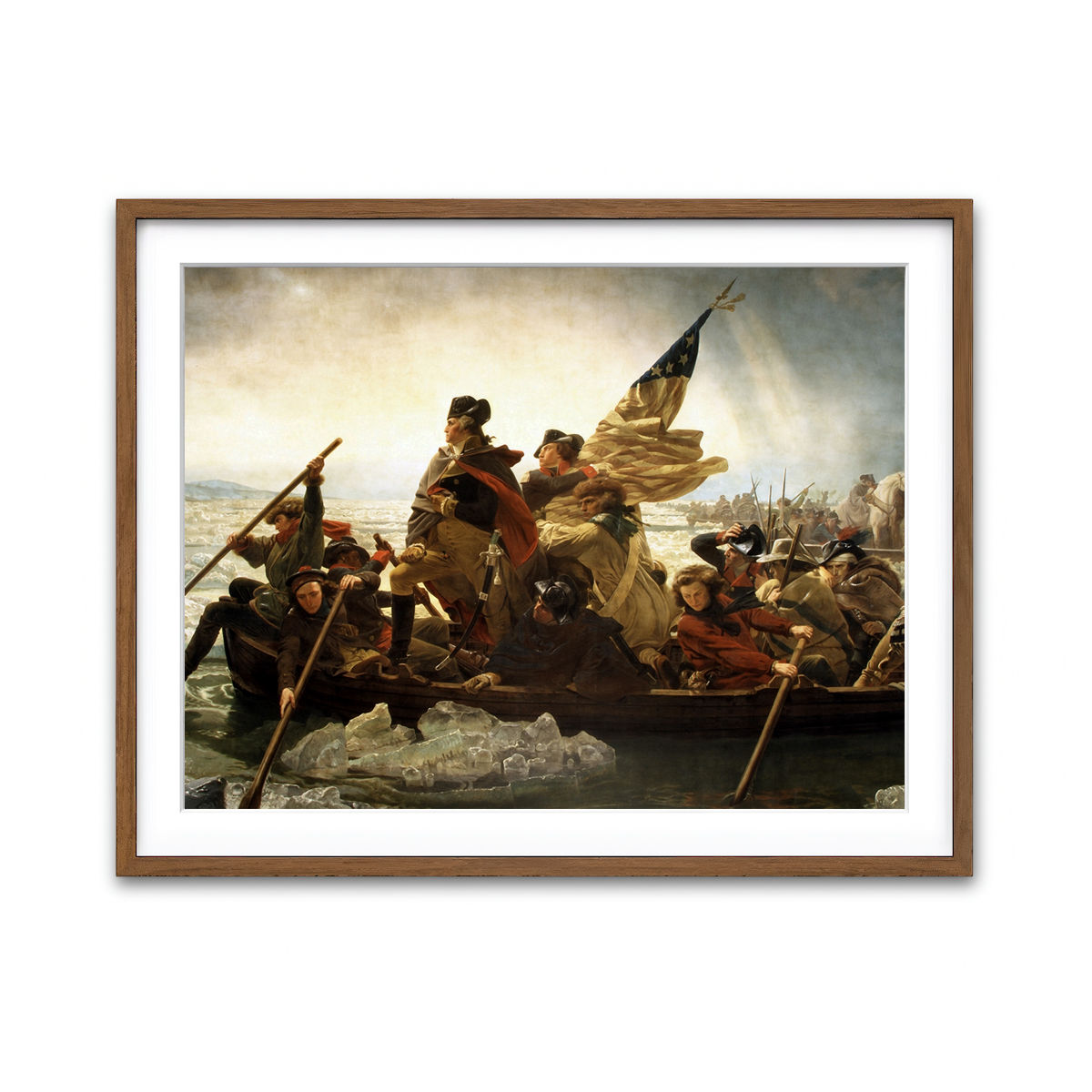 Framed Print 4x3 Walnut