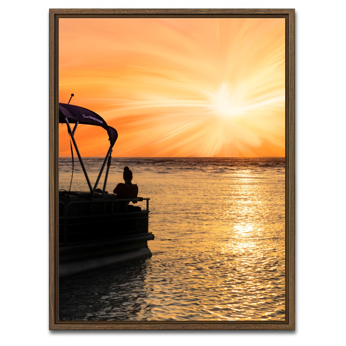 AUTO-MOCKUP WHITE | Watch it Go | 1 Piece | Walnut Framed Canvas | group=3x4