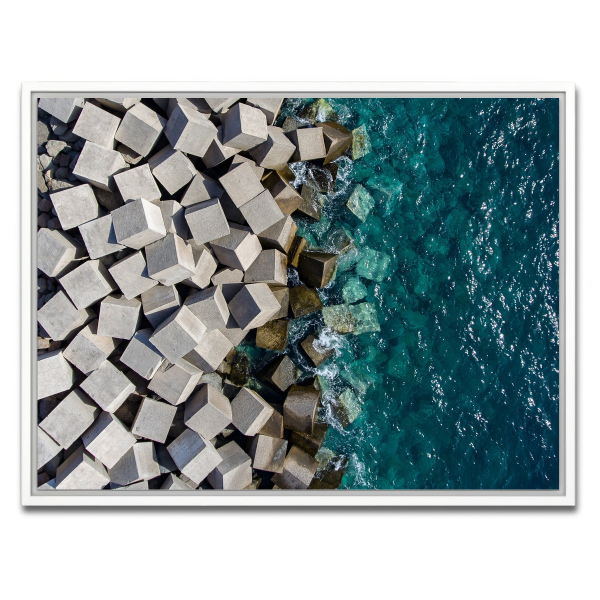AUTO-MOCKUP WHITE | Water Blocks | 1 Piece | White Framed Canvas | group=4x3