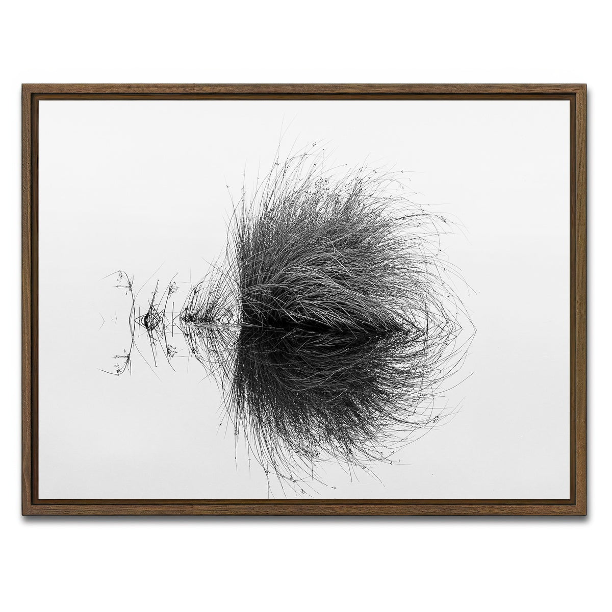 AUTO-MOCKUP WHITE | Water Bush | 1 Piece | Walnut Framed Canvas | group=4x3