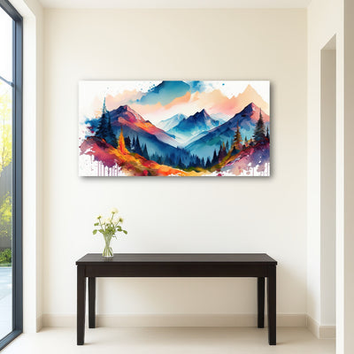 AUTO-MOCKUP ROOM | Water Color Mountain