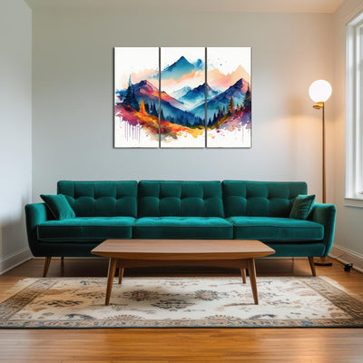 AUTO-MOCKUP ROOM | Water Color Mountain