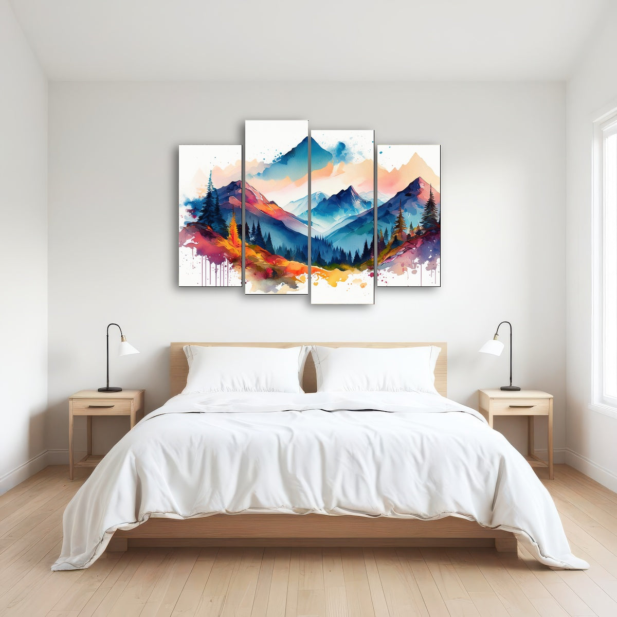 AUTO-MOCKUP ROOM | Water Color Mountain